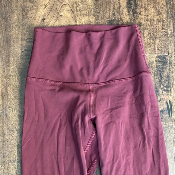 Lululemon align pant 25 size 2 cassis burgundy maroon - Picture 4 of 10